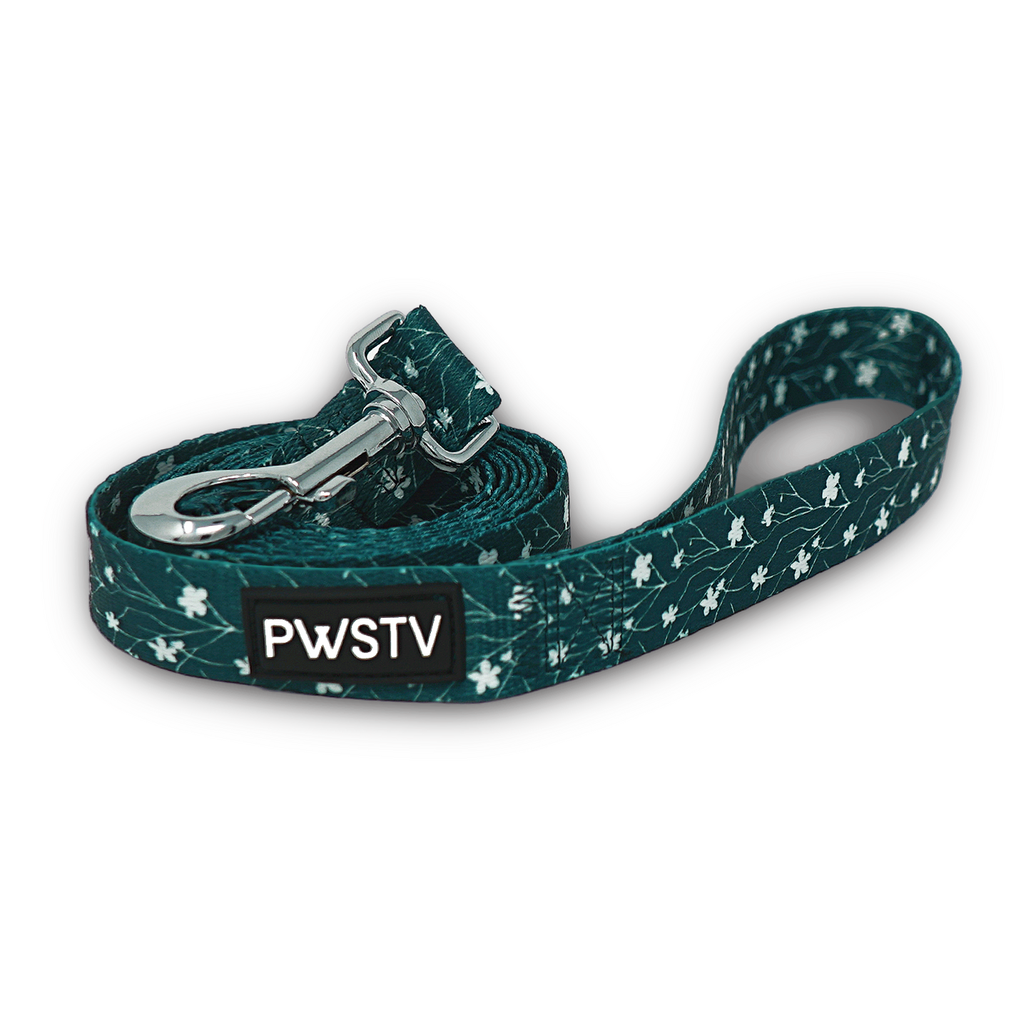 Emerald Green Flower Dog Leash