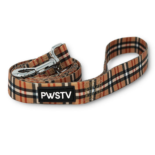 London Plaid Leash