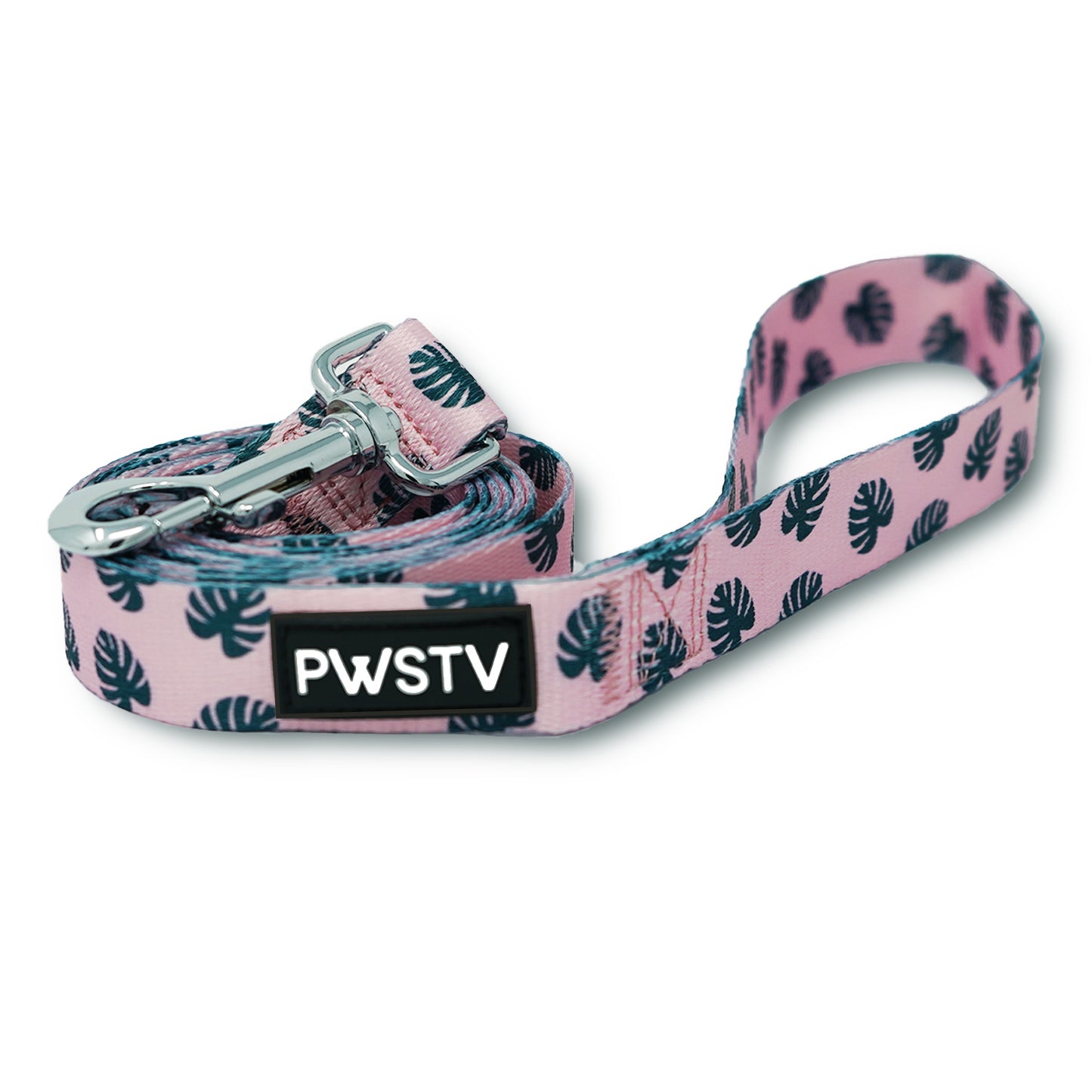 Pink Tropical Palms Leash
